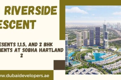 Sobha 330 Riverside Crescent At Sobha Hartland 2 In Dubai – Elevate Your Living Experience